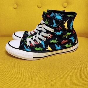 Converse Chuck Taylor All Stars Hi Dinosaurs Sneakers Youth Boy's Size 2